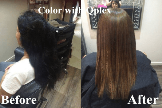 color damaged hair